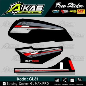 Striping GL Stiker GL Variasi Custom HOLOGRAM Murah Kode GL31