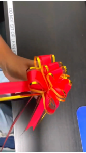 Happyware Quality Ribbon Flower Car Gifts Wedding Pull Bow Ribbons Wrap Packing Valentines Day Birthday Events Party Supplies Valentine Decoration