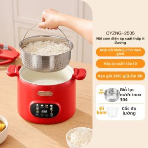 CECON | Nồi Cơm Điện Áp Suất Nhỏ Giảm Đường 3L