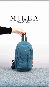 AOLONG MILEA 1337# - Tas Ransel Cewek Lucu Bahan Parasut Crinkle