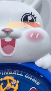 Mainan Pinball Lucu Motif Kelinci / Pinbol Toy Cute Bunny / Mainan Bola Skor Nilai Lucu
