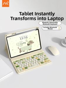 MENGMU | Bluetooth Keyboard Case Magnetic Detachable Mouse Kit Pen Slot Anti-fall Full Coverage Shell
