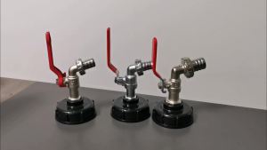 S60x6 Ren Thô IBC Tank Tap Connector Bộ Chuyển Đổi Khớp Nối Nước 1/2 3/4 Vườn Nhà Thay Thế Van Lắp Cho 1000L