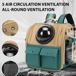Cat Backpack Cat Carrier Bag Pet Backpack Dog Carrier Bag Cat Carrier Outing Carrying Case Bag Space Capsule Backpack Pet Breathable Litter