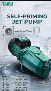 TAIFU Jet Series Self-Priming Pump - 0.5hp 0.75hp 1.0hp 1.5hp 2.0hp Jet Matic Pump