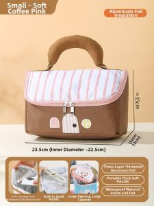 YOULUNMEI | Insulated Waterproof Thick Lunch Bag