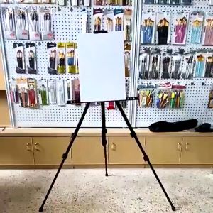 Thick Aluminum Stand Mini Easel Folding Adjustable Telescopic Painting Display Stand Art Supplies Wholesale Notebook Spring School Supplies