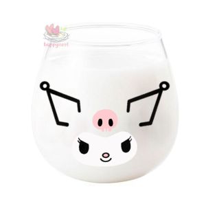 GELAS KACA TUSCANY KARAKTER Korea estetik cinnamoroll hello kitty rilakkuma melody kuromi pochacco sanrio