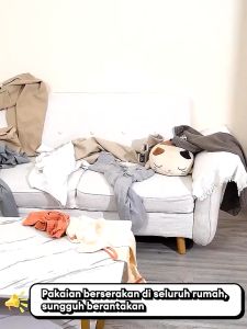 LG Rak Baju Gantung Stand Hanger Gantungan Baju Gantungan Baju Besi Gantungan Baju Berdiri 110/150CM