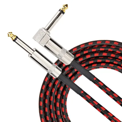 Cáp Âm Thanh TRS 6.35mm 1/4 Inch 1.5m/3m Mạ Vàng Chống Nhiễu Tiếng Ồn Thấp Dành Cho Guitar Điện Bass - Dây Nhạc Cụ 6.5mm