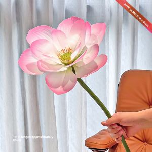 High-End Artificial Lotus Flower Home Decorations Silk Flowers Table Centerpiece Living Room Decorations Realistic Flower Arrangements