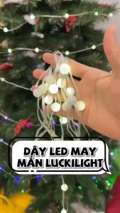 Đèn Luckilight Trang Trí Nhà Cửa Hàng Quán Lễ Tết Noel Dây Đèn Led 16 Triệu Màu Nháy Theo Nhạc Làm Đẹp Không gian
