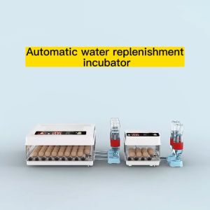 130 Eggs Incubator Automatic Turning Hatching Machine Bird Chicken Duck Poultry Thermostatic Temperature Control Hatcher