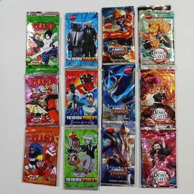 trading card games 12 duabelas pcs isi 5-8 kartu mainan