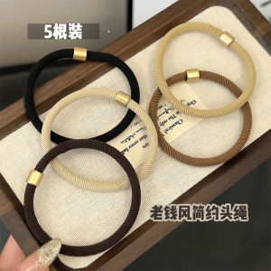 ยางรัดผมหนาสำหรับผู้หญิง ยางยืดสีดำ ยางรัดผมที่ทนทานและไม่ทำลายเส้นผม ยางรัดผมแบบมีซิป ยางรัดผมแบบมีซิป