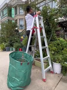 ถุงเก็บใบไม้ร่วง ถุงเก็บกิ่งไม้และใบไม้ ถุงใบสวน ขนาด200L/400L/500L ถุงใส่ใบไม้ ถุงใส่เศษหญ้า ถุงใหญ่ เนื้อหนา กันน้ำ