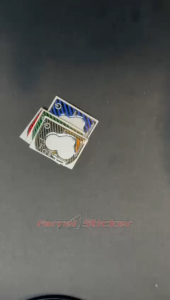 Stiker emblem kunci genio new timbul