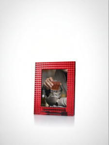 Shimmering Transparent/Red Photo Frame