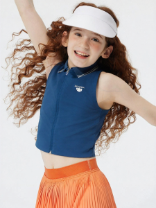 JOLLY BEAN | Cooling Breathable Perforated Girls Polo Vest