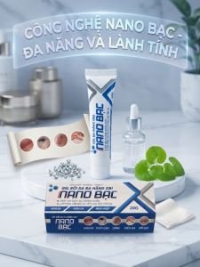 Gel đa năng Nano Bạc (Tuýp 20gr) - Công nghệ Nano bạc - Dưỡng da và lành vết thương