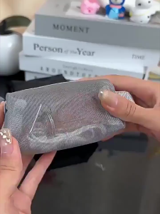 Rumah Cantik TAS KOSMETIK TRANSPARAN POUCH MAKEUP WANITA MULTIFUNGSI DENGN RITSLITING MAKEUP ORGANIZER TAS PERLENGKAPAN AKSESORIS MAKEUP