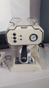 Máy pha cà phê Espresso RAF bán tự động cỡ nhỏ phù hợp sử dụng cho gia đình hoặc văn phòng