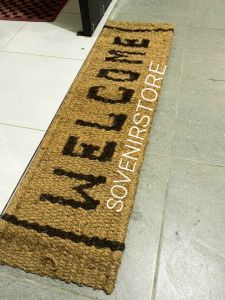 Keset WELCOME Serabut Kelapa Ijuk Anti Ular 2 Pintu Kualitas PREMIUM 120x30x2cm