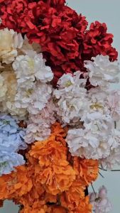 Bunga Artificial Flower Peony: Bunga Cabang Hias Dekorasi Buket Bunga 1 Tangkai 6 Bunga