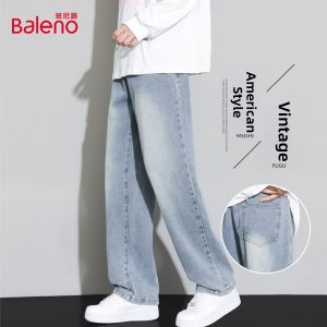 BALENO | Warming Option Retro Washed Straight Jeans