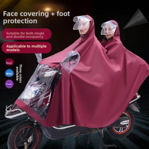 JIFANPAUL | Adult Waterproof Raincoat for Electric Motorcycle Oxford Fabric Single/Double Person
