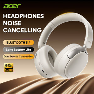 Acer | Acer OHR516 ANC Wireless Headphone Noise Cancelling Hi-Res Spatial Audio Earphone Bluetooth Over Ear Headset 40mm Dynamic Driver