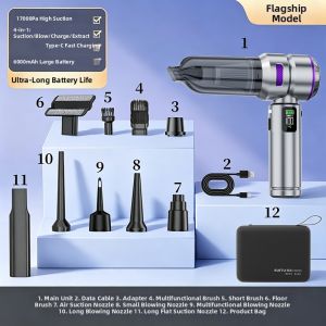 Cordless Handheld Car Home Powerful Suction Vacuum Cleaner
