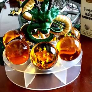 Bandai | Bandai Anime Dragon Ball Crystal Ball Z Star 1-7 Resin Dragonbead Led Night Light Desktop Decoration Toys Gifts
