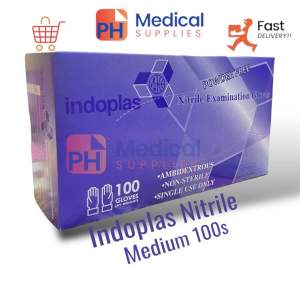 Indoplas Latex/Nitrile Examination Gloves 100s Per Box and other Laboratory Gloves Disposable Vinyl/Nitrile Powder Free Safety Gloves