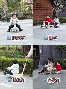 Rideable and Rocking Balance Car For Two
