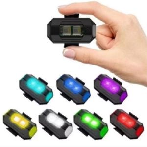 Lampu LED Kedip Pesawat Mobil Motor LED RGB 7 Warna Lampu Blitz lampu led