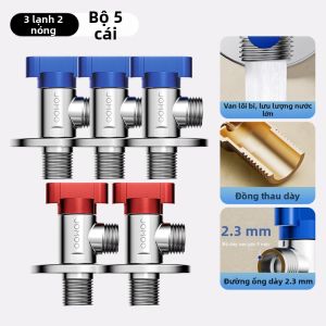 JOMOO | Van Góc Nước Lạnh & Nóng Toàn Đồng