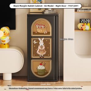 RUIDEDAN | Vintage Style Children Metal Storage Cabinet