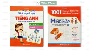 Sách - Combo Mindmap Chinh Phục Từ Vựng Tiếng Anh Theo Sơ Đồ Tư Duy Mind Map - 1001 Mẫu Câu Tiếng Anh Giao Tiếp