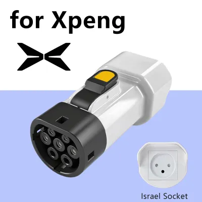 Type2 V2L Discharge 16A Israel Socket Electric Vehicle to Outdoor Power Station Adapter for BYD Jaecoo Chery Geely EX5