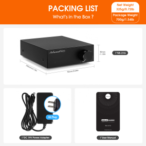 Bộ Khuếch Đại Loa Siêu Trầm Douk Audio NS-21G Mini 100W Bộ Khuếch Đại Âm Thanh Kênh Đơn Kỹ Thuật Số Tại Nhà