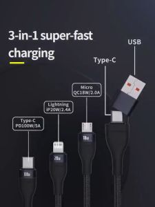 Baseus Upgraded 3 in 2 Charging Cable: A Comprehensive Guide