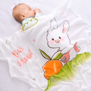 Blanket For Baby  Blanket Comforter NewBorn Cotton Sheet  Baby Quilt  Double Layer Bamboo Fiber