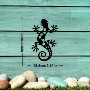 CIFbuy | Hình Bóng Tắc Kè Acrylic Trang Trí Tường - Trang Trí Nhà Cửa Trong Nhà Ngoài Trời Phòng Ngủ Sân Vườn Quà Tặng Tân Gia Đồ Trang Trí Tường Bằng Kim Loại Hình Tắc Kè