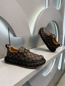 Nanjiren | Check Pattern Vintage Style Loafers