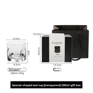 YOGEHOME | Stylish Crystal Glass Whiskey Tumbler