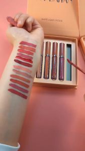 iDeal Home HANDAIYAN 6in1 Matte Liquid Lip Gloss Set Creamy-Matte Shimmer Lipstick Kit Lipmatte Lip Gloss Set