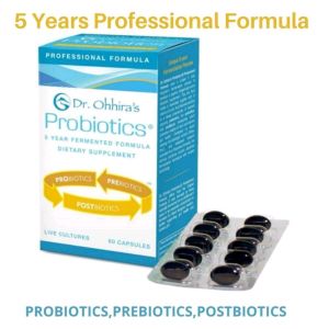 [ PRE ORDER ] DR.OHHIRAS PROFESSIONAL 5 YEARS PROBIOTICS  FORMULA -60 Enteric coated softgels  [ NON DIARY ]