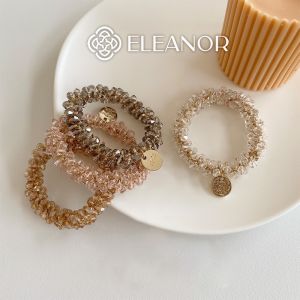 Dây buộc tóc nữ Eleanor Accessories dây cột tóc đính đá pha lê phụ kiện tóc 4037
