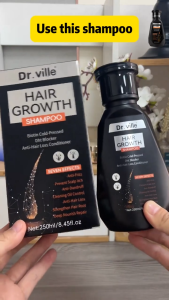 Dr.ville Anti-Hair Shampoo Grower Hair Growth Shampoo Root Booster Shampoo Conditioner for All Types 防脱洗发水